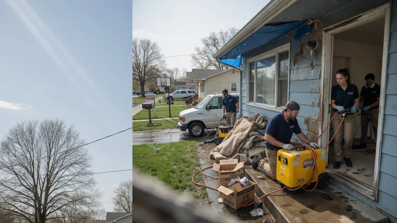 Basement Flood Cleanup in Ashley, OH near me